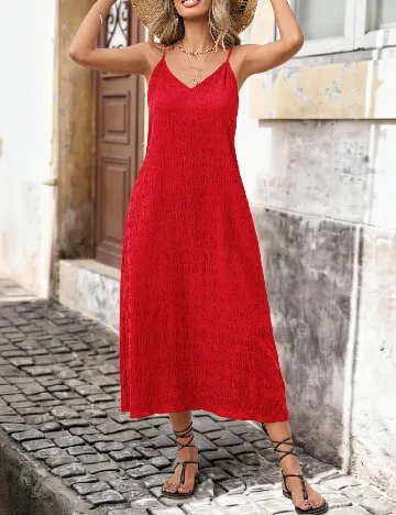 Rochie medie SHEIN, rosu