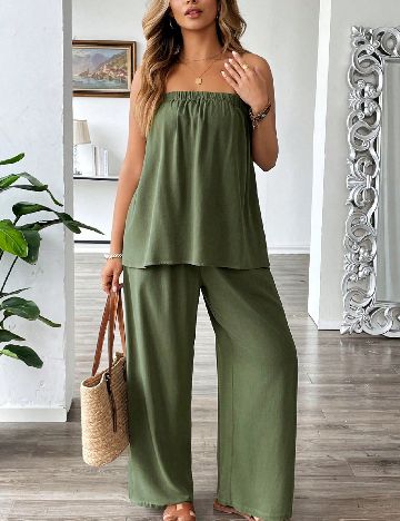 Compleu SHEIN CURVE, verde