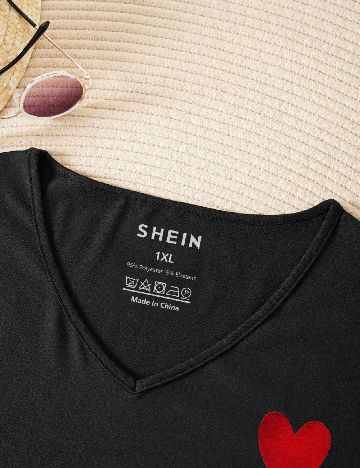 Tricou SHEIN CURVE, negru