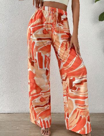 Pantaloni SHEIN, portocaliu