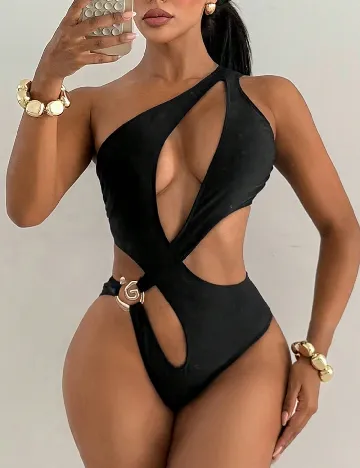 Costum de baie SHEIN, negru