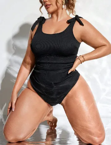 Costum de baie SHEIN CURVE, negru