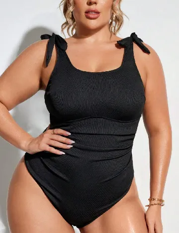 Costum de baie SHEIN CURVE, negru