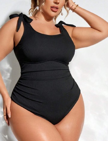 Costum de baie SHEIN CURVE, negru