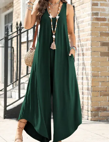 Salopeta SHEIN CURVE, verde