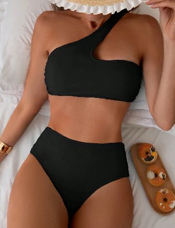 Costum de baie SHEIN, negru