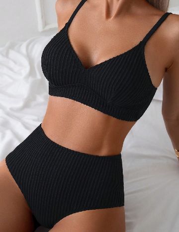 Costum de baie SHEIN, negru