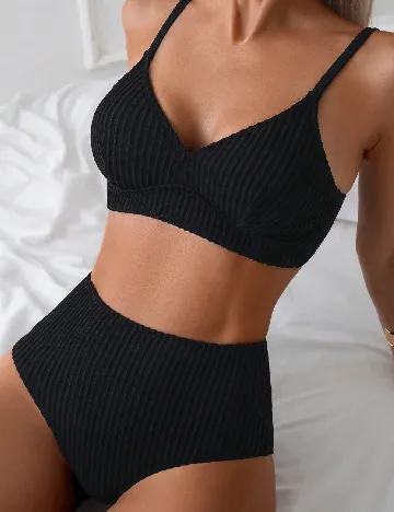 Costum de baie SHEIN, negru