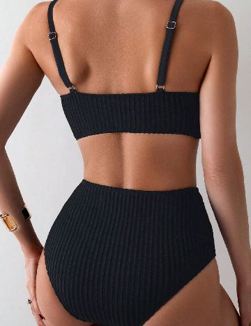 Costum de baie SHEIN, negru
