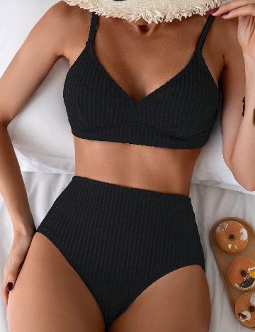 Costum de baie SHEIN, negru