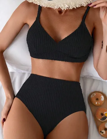 Costum de baie SHEIN, negru