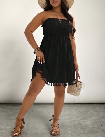 Rochie scurta SHEIN CURVE, negru