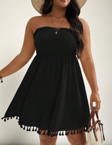 Rochie scurta SHEIN CURVE, negru