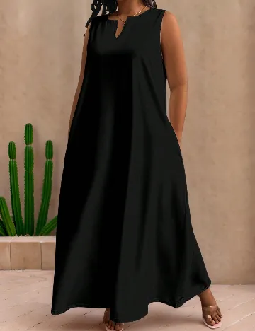 Rochie lunga SHEIN CURVE, negru