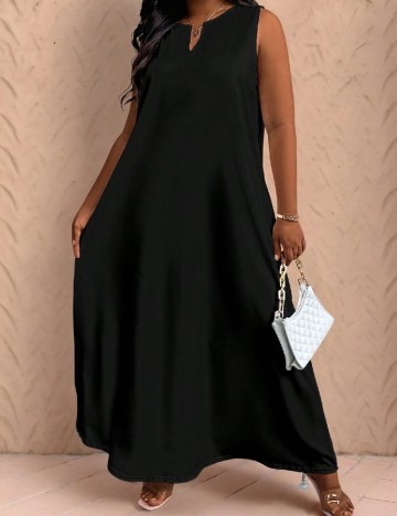 Rochie lunga SHEIN CURVE, negru