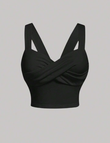 Top SHEIN CURVE, negru