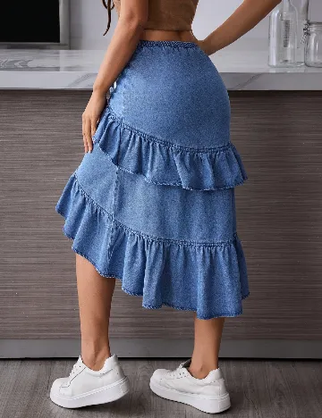 Fusta SHEIN, albastru