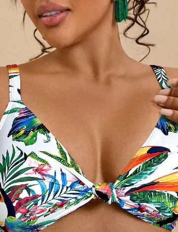 Sutien de baie SHEIN CURVE, mix culori