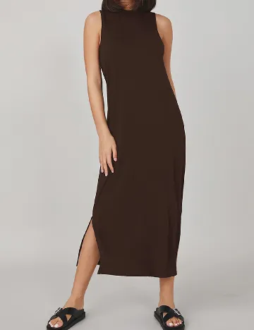 Rochie medie SHEIN, maro