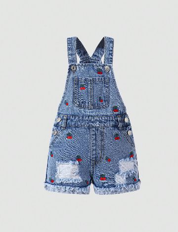 Salopeta Shein Kids, albastru