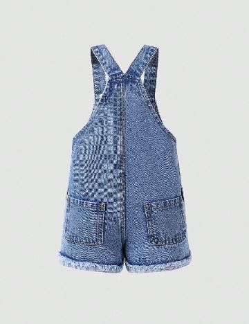 Salopeta Shein Kids, albastru