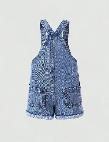 Salopeta Shein Kids, albastru