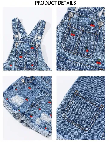 Salopeta Shein Kids, albastru