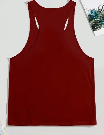 Maiou SHEIN Plus Size Men, visiniu