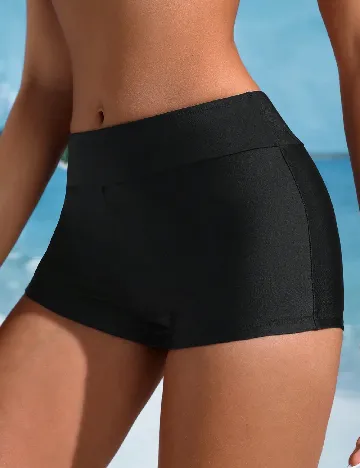 Pantaloni scurti de baie SHEIN, negru