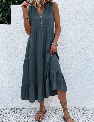 Rochie medie SHEIN, albastru