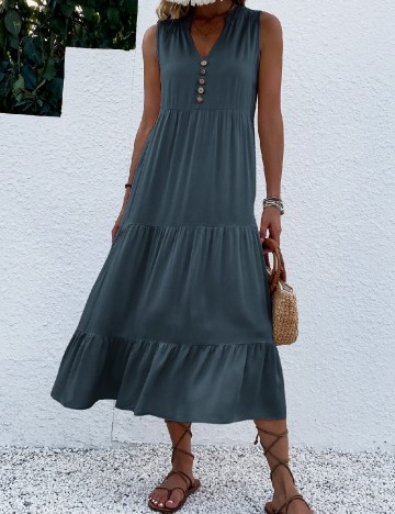 Rochie medie SHEIN, albastru