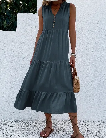 Rochie medie SHEIN, albastru