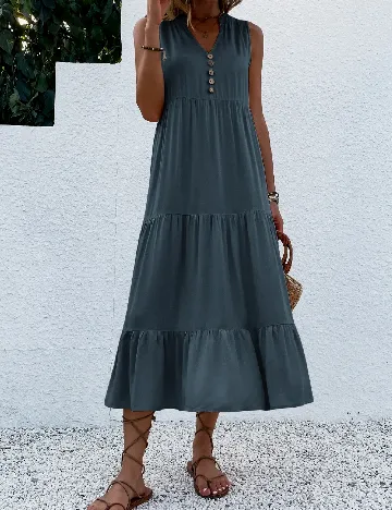 Rochie medie SHEIN, albastru