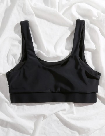 Bustiera de baie SHEIN, negru