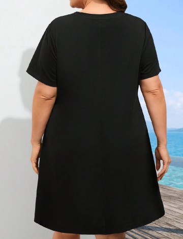 Rochie scurta SHEIN CURVE, negru