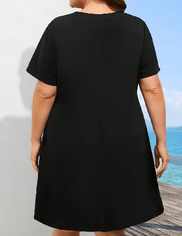 Rochie scurta SHEIN CURVE, negru