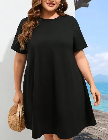 Rochie scurta SHEIN CURVE, negru