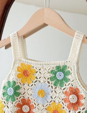 Rochie de plaja Shein Kids, floral