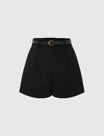 Pantaloni scurti SHEIN, negru