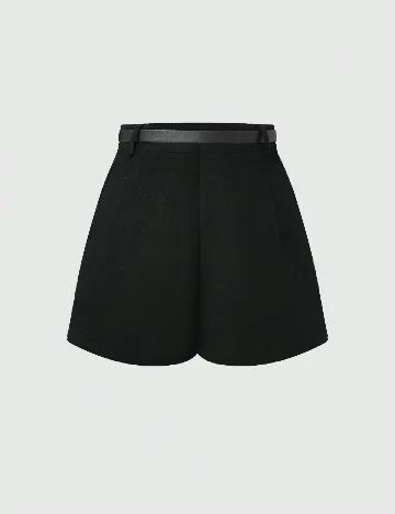 Pantaloni scurti SHEIN, negru