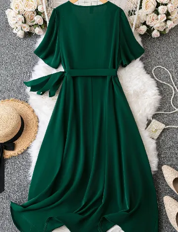 Rochie lunga SHEIN CURVE, verde