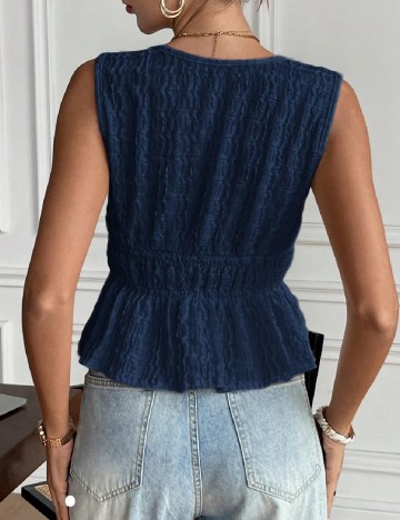 Top SHEIN, bleumarin