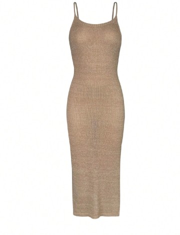 Rochie medie SHEIN, maro