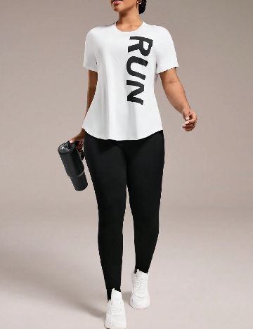 Tricou SHEIN CURVE, alb