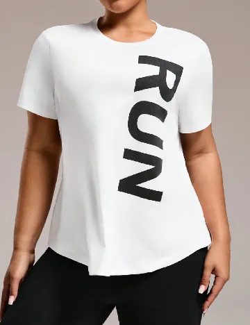 Tricou SHEIN CURVE, alb