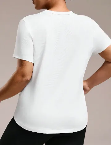 Tricou SHEIN CURVE, alb