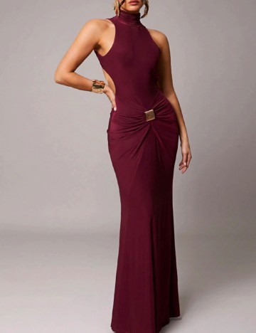 Rochie medie SHEIN, pruna