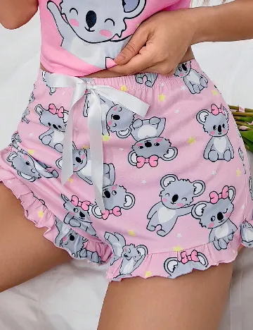 Pantaloni de pijama SHEIN, roz