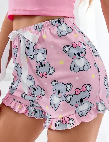 Pantaloni de pijama SHEIN, roz