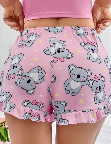 Pantaloni de pijama SHEIN, roz